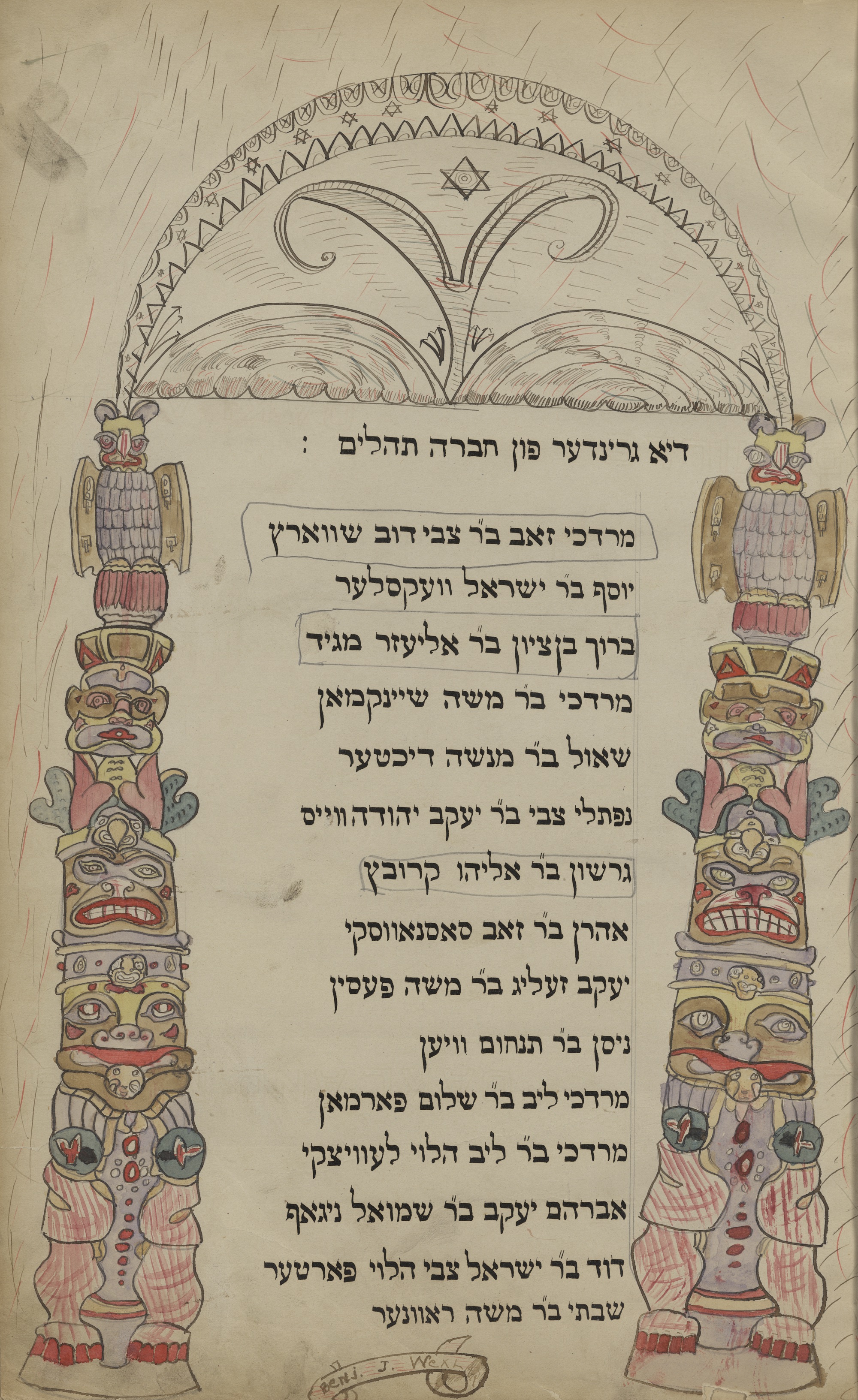 Pinaks Ḥevra Tehillim v’Gemilut Ḥasadim of Congregation Atereth Israel – The ...